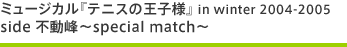 side 不動峰～special match